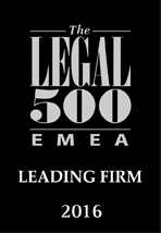 The Legal 500 - Leading Firm 2016