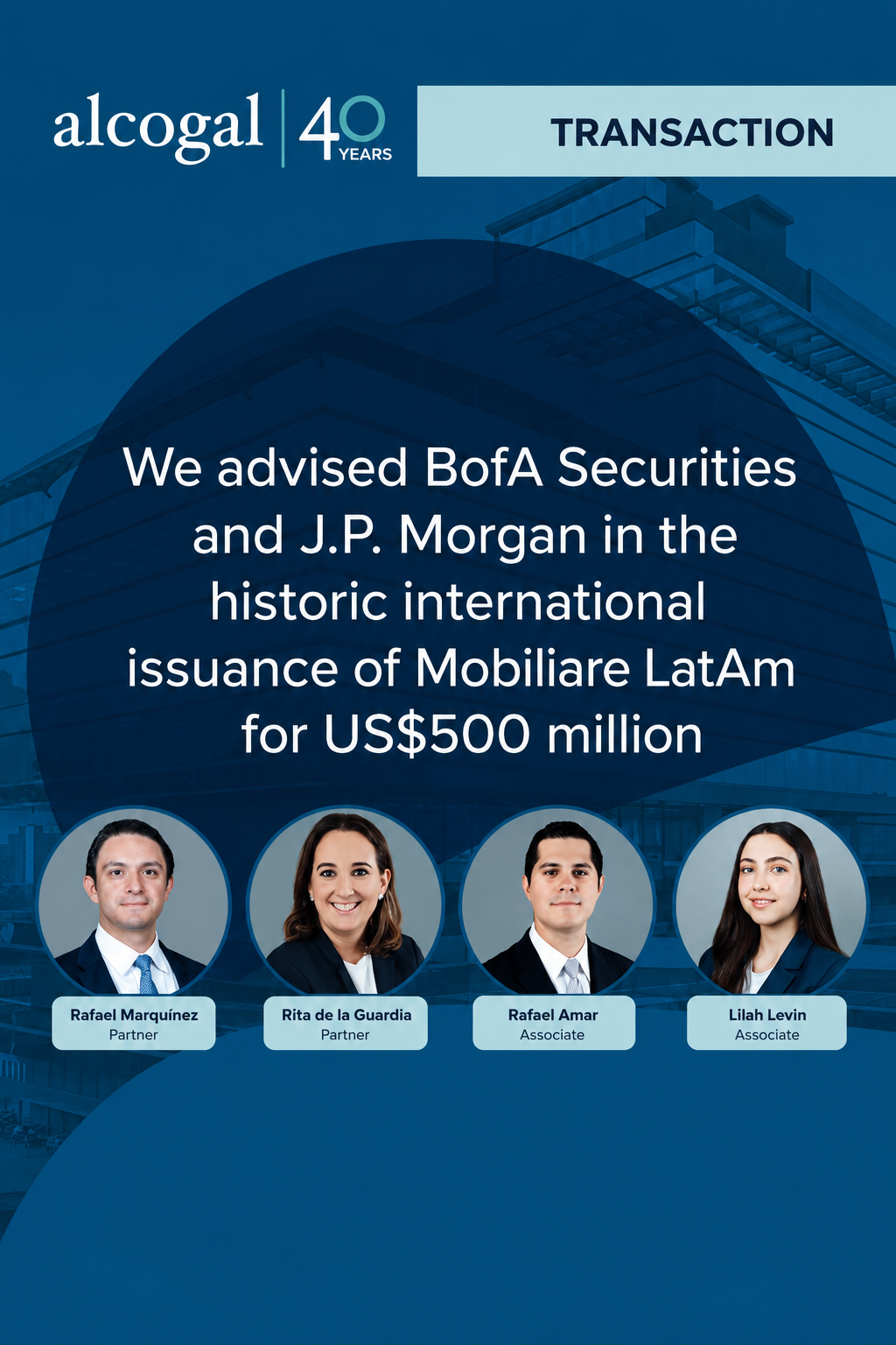 Mobiliare LatAm Completes Inaugural US$500 Million Senior Notes Issuance