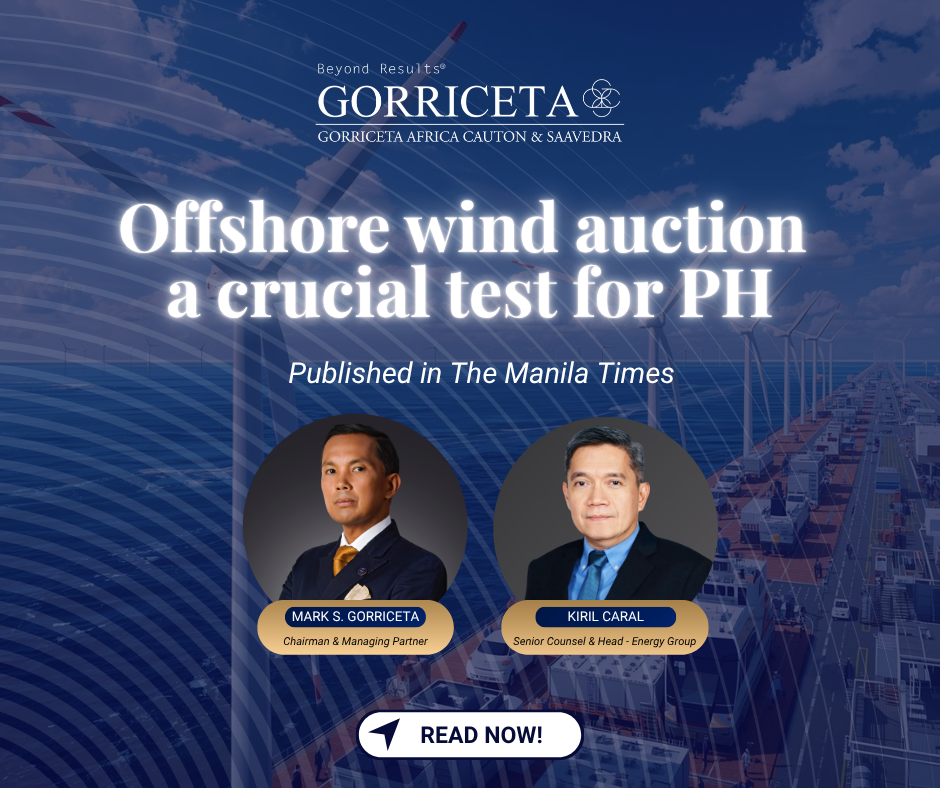 Offshore wind auction a crucial test for PH