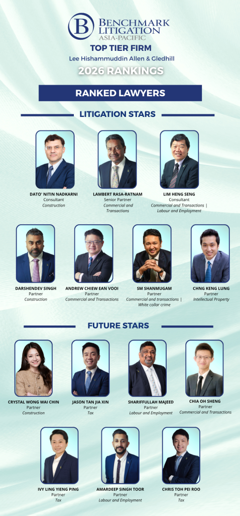 LHAG Reaffirms Tier 1 Rankings in Benchmark Litigation Asia-Pacific 2026