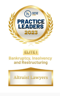 Hukumonline Practice Leaders 2023 (Elite I) Bankruptcy, Insolvency, and Restructuring