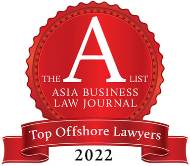 Top Offshore Lawyers - Asia Business Law Journal 2022