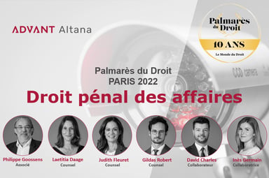 Palmarès du Droit 2022 - Le Monde du Droit