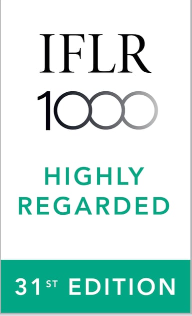 IFLR 1000 Leading Lawyer-High Regarded