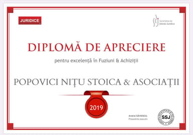 Award for excellence in Mergers & Acquisitions