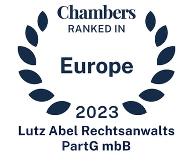 RANKED IN CHAMBERS EUROPE 2023
