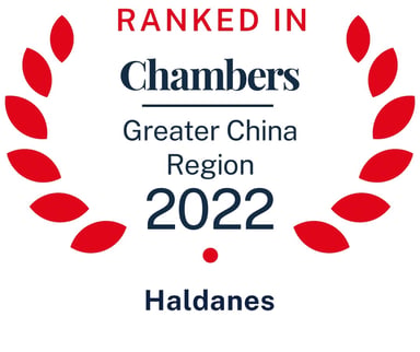 Chambers and Partners Asia-Pacific 2022 – Greater China Region: Band 2 Family / Matrimonial (International Firms)