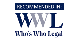 Recommended in Who's Who Legal (WWL)