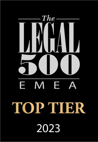 TIER 1 LEGAL 500 EMEA RANKING