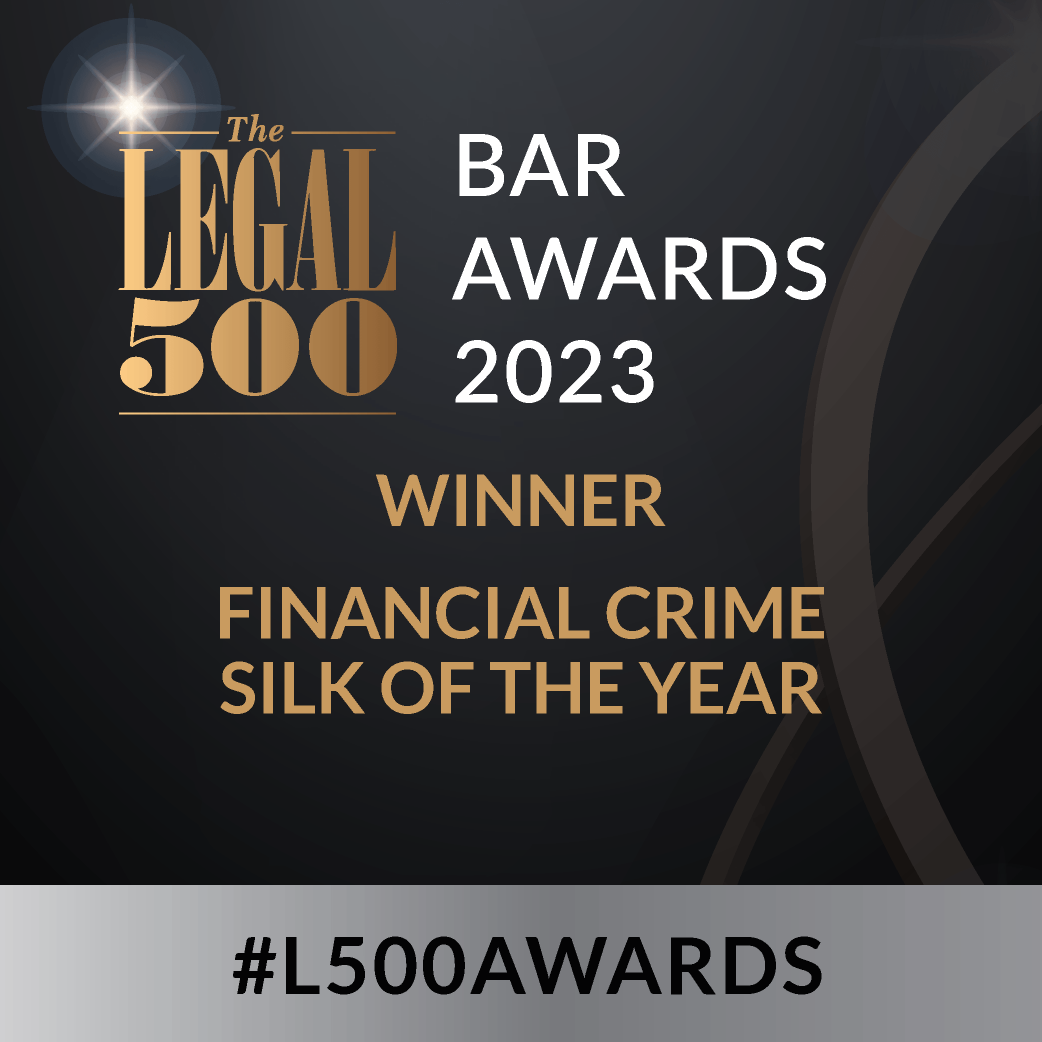 The Legal 500 – Financial crime silk of the year