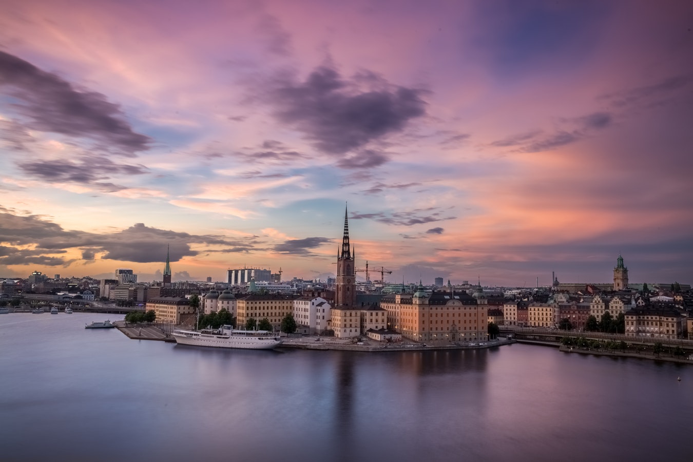 Swedish cityscape image