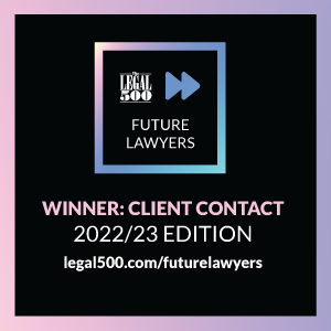 Future Lawyers Winner: Client contact