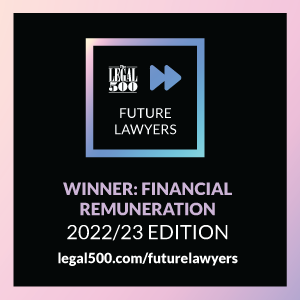 Future Lawyers Winner: Financial remuneration