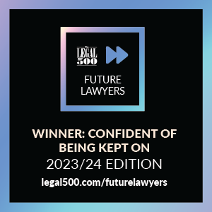 Future Lawyers Winner: Confident of being kept on
