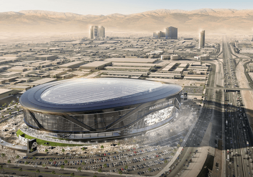 image of Oakland Raiders proposed new stadium in vegas Las Vegas Raiders