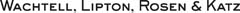 Wachtell, Lipton, Rosen & Katz company logo