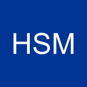 HSM company logo