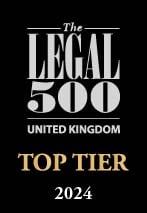 Legal 500Top Tier Firm award logo