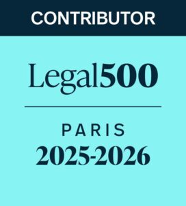 Legal 500 Paris Contributor 2025-2026