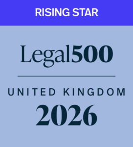 Legal 500 UK 2026 Rising star