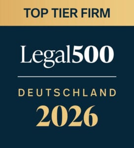 Legal 500 Deutschland 2026 Top Tier Firm