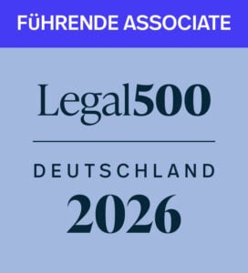 Legal 500 Deutschland 2026 Führende Associate